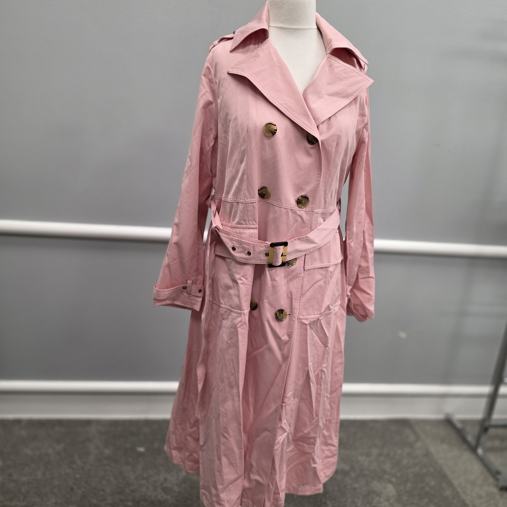 Roaman's Light Pink Trench Coat